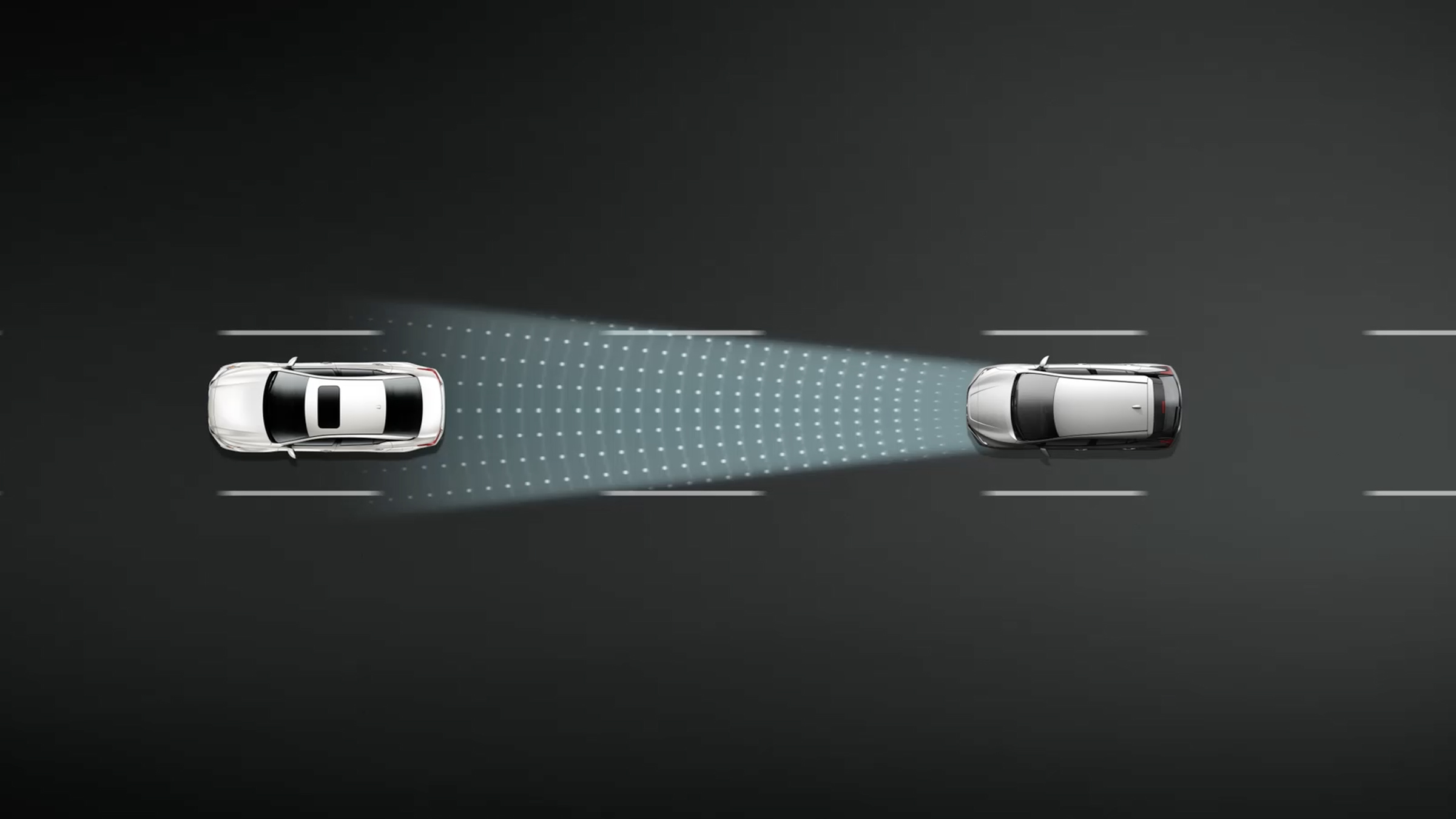 Illustrazione Intelligent Cruise Control