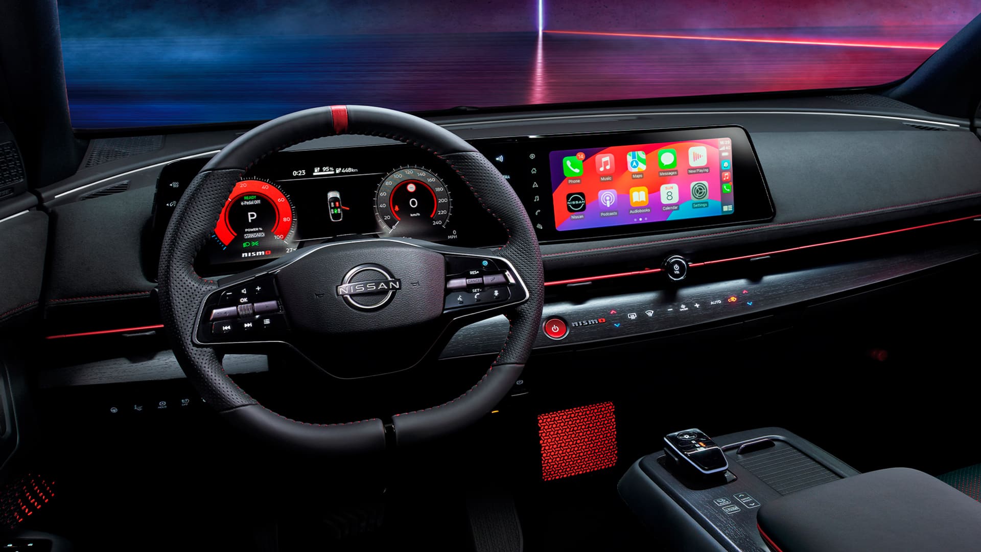 Nissan Ariya Nismo: video loop degli interni