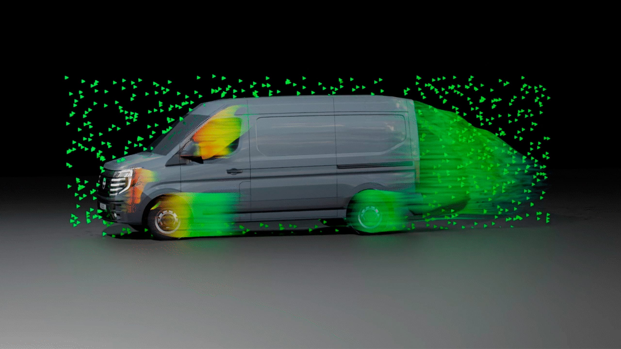 Dimostrazione dell’aerodinamica migliorata di Nissan INTERSTAR