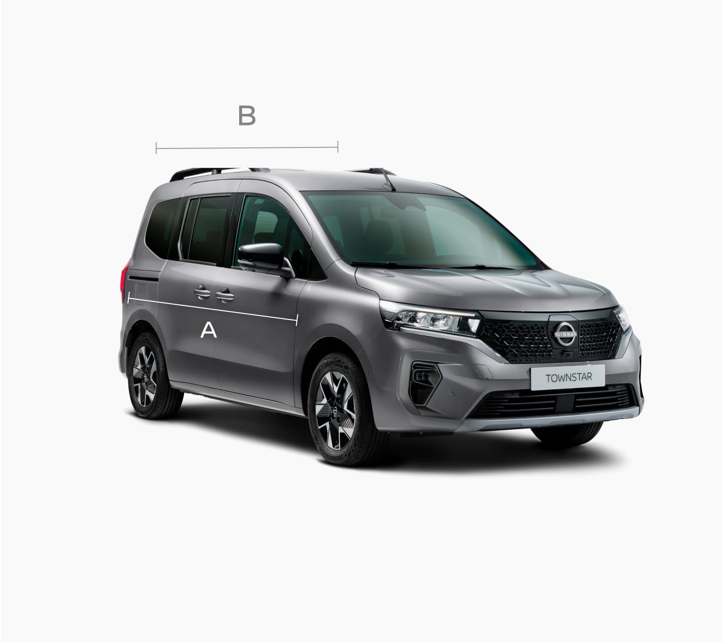 Nissan TOWNSTAR Van - Immagine L1 frontale a 3/4